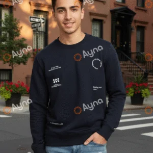 midnight minimalist sweatshirt